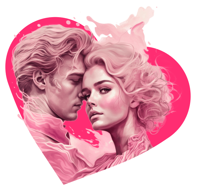 Довольная друг другом молодая пара